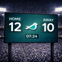 Custom LED scoreboard display for live sports and brand events