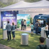 Live event technology and brand activation build