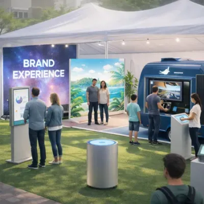 Live event technology and brand activation build